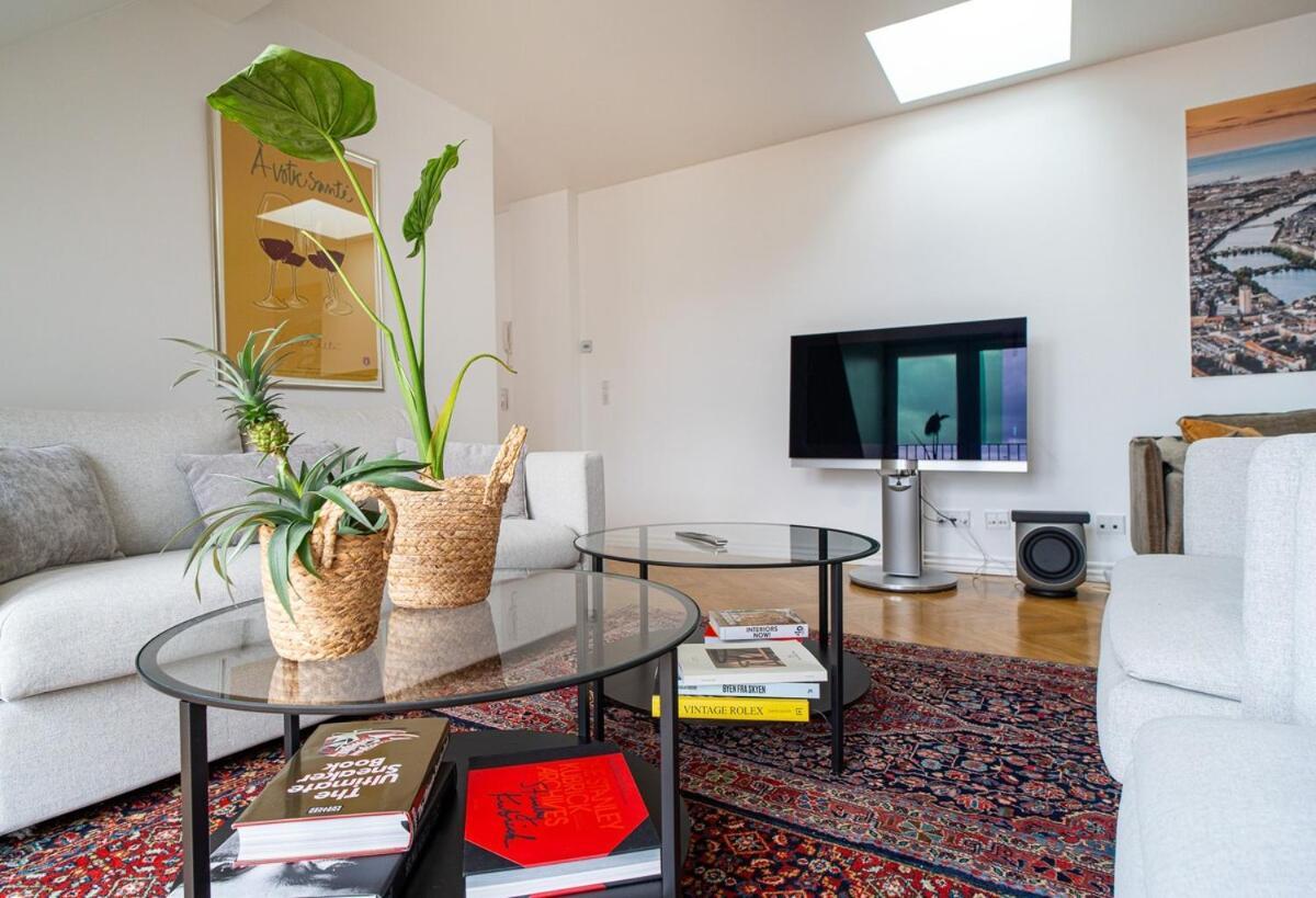 Penthouse With Panoramic Private Terrace Appartamento Copenaghen